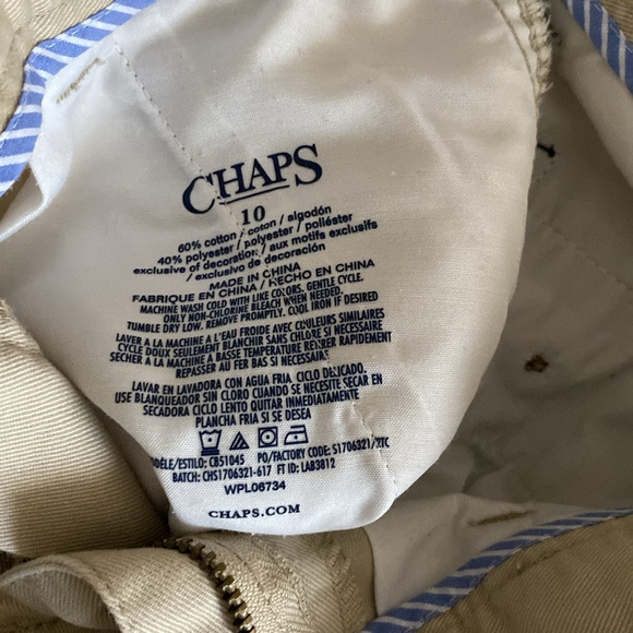 Boys Chaps Khaki Pants NWOT - Picture 2 of 2
